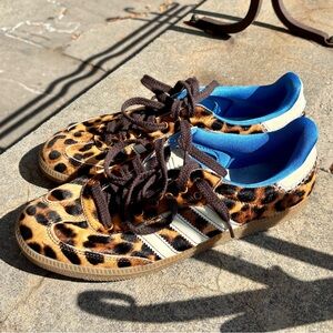 Adidas Women's Leopard Print Sneakers